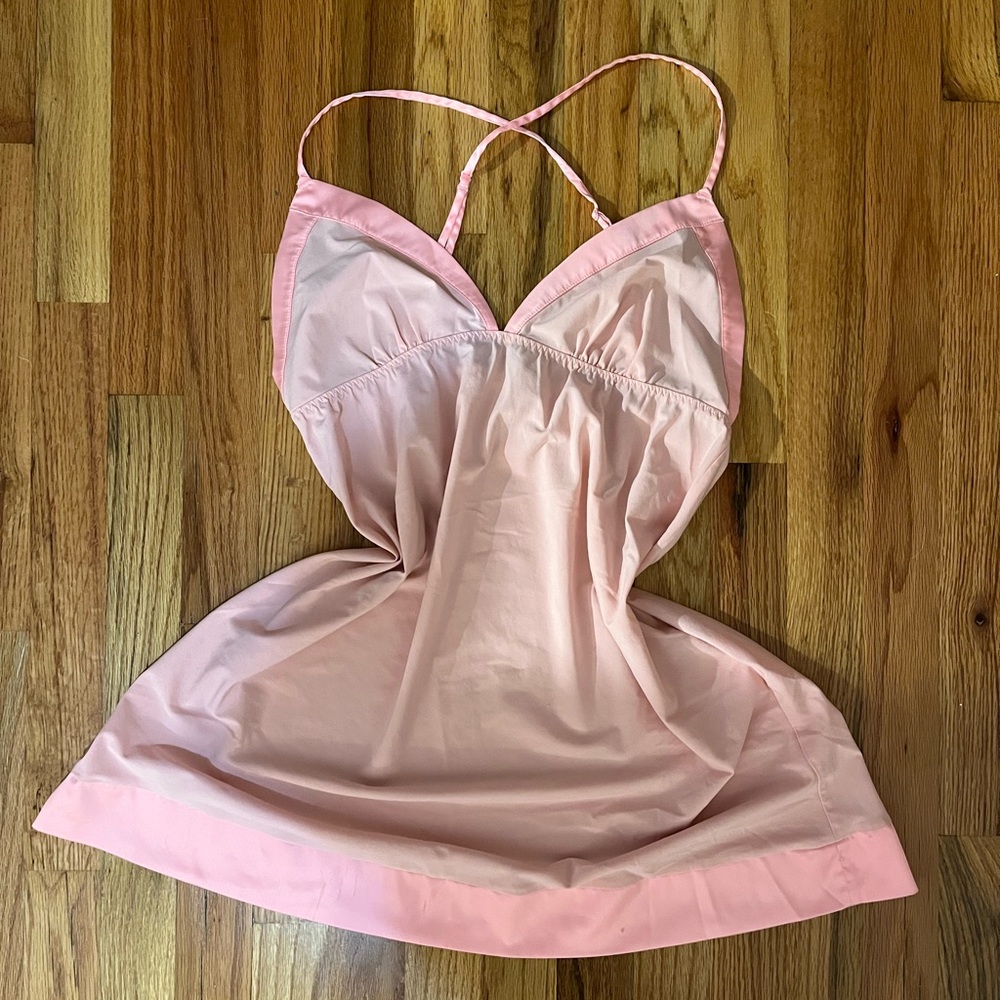 Victoria’s Secret S Pink Babydoll Chemise Slip